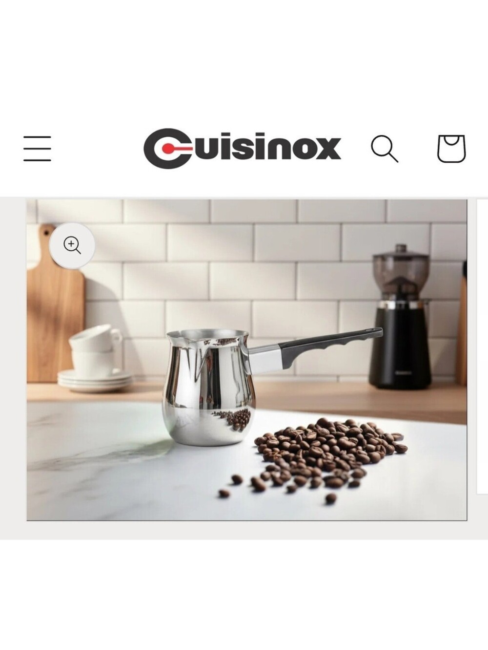 Stainless Steel Turkish Cezve Coffee Pot.